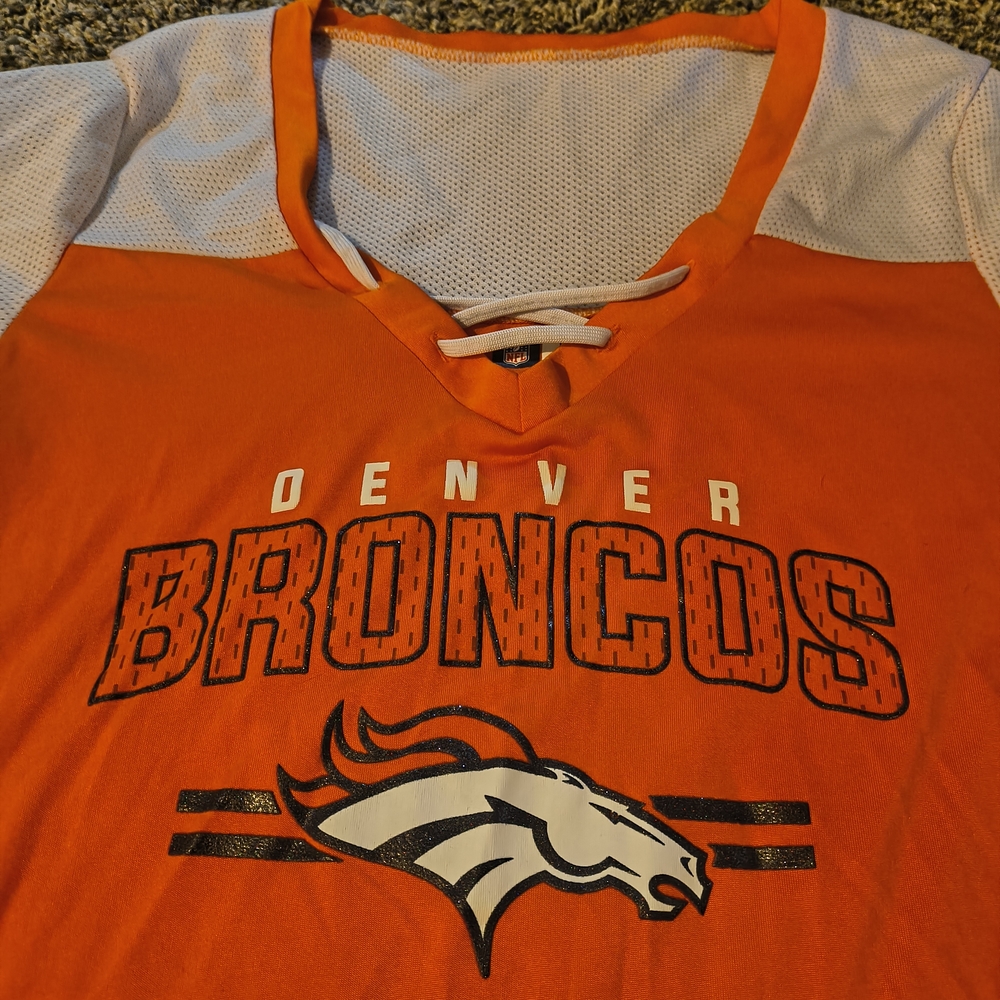 NFL Denver Broncos Orange Jersey Top